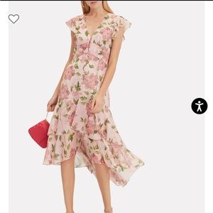 INTERMIX floral midi dress